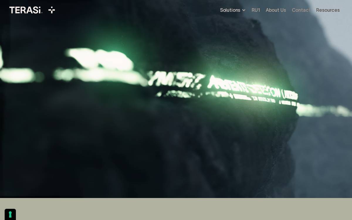 TeraSi website preview