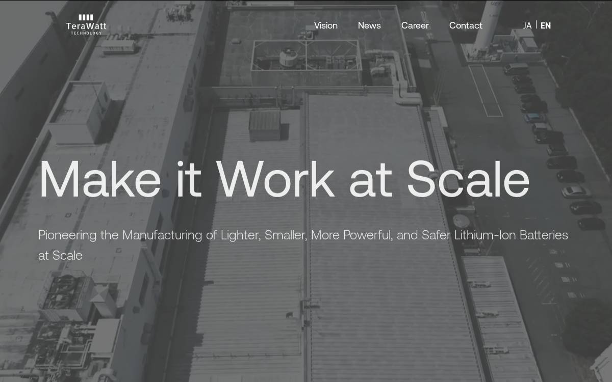 TeraWatt Technology Inc website preview