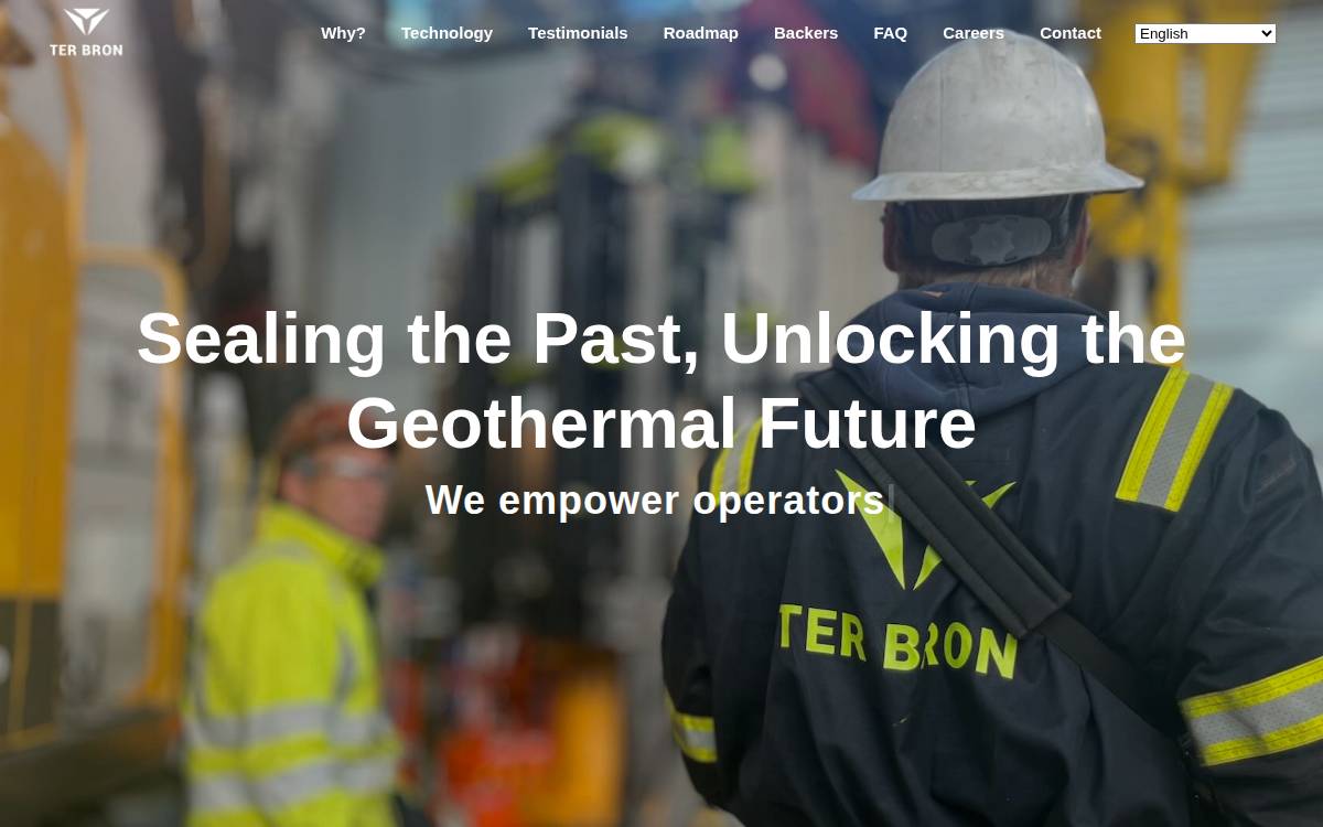 Terbron website preview