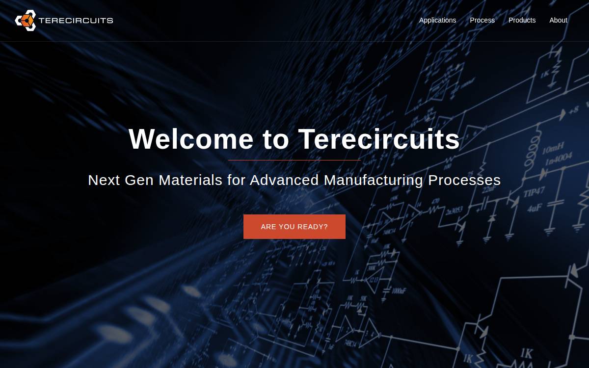 Terecircuits website preview