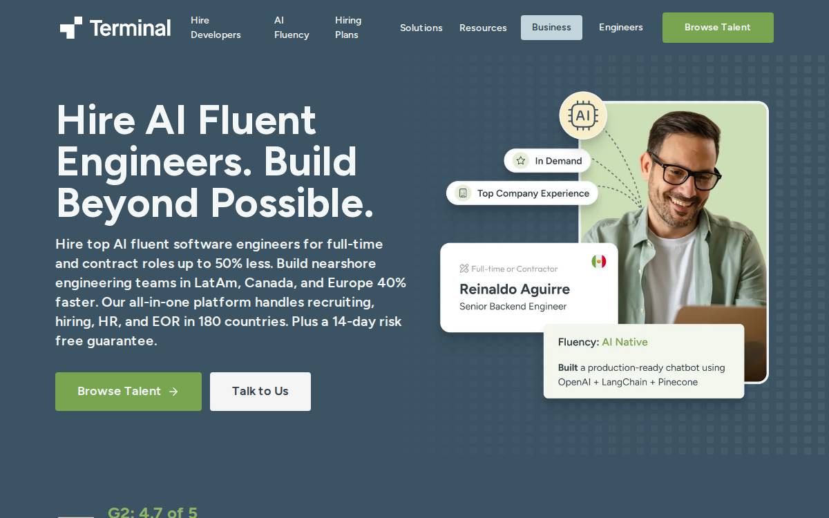 Terminal website preview