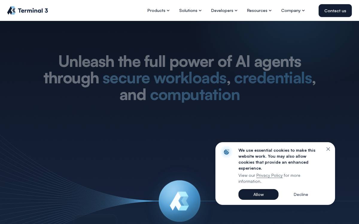 Terminal3 website preview