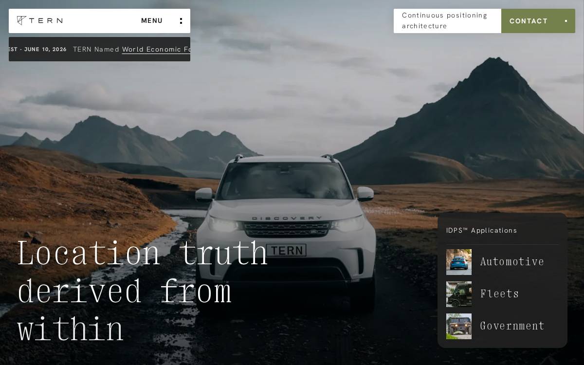 Tern website preview