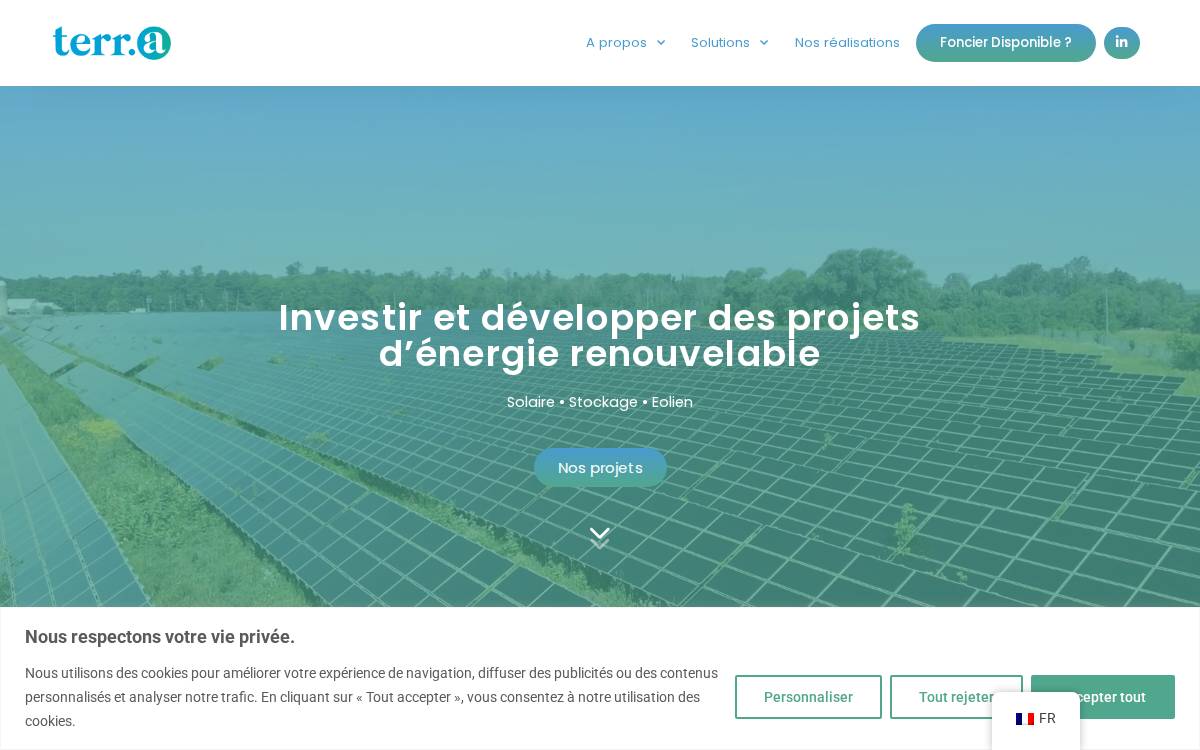 Terr A website preview