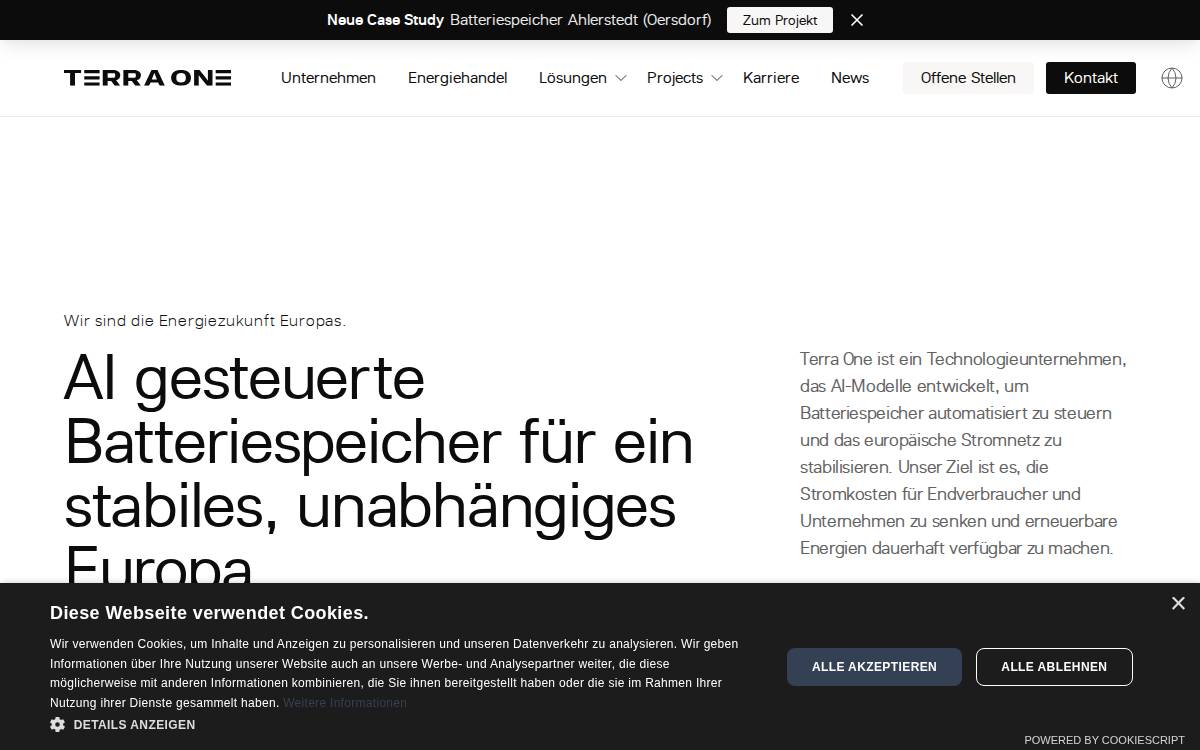 Terra website preview