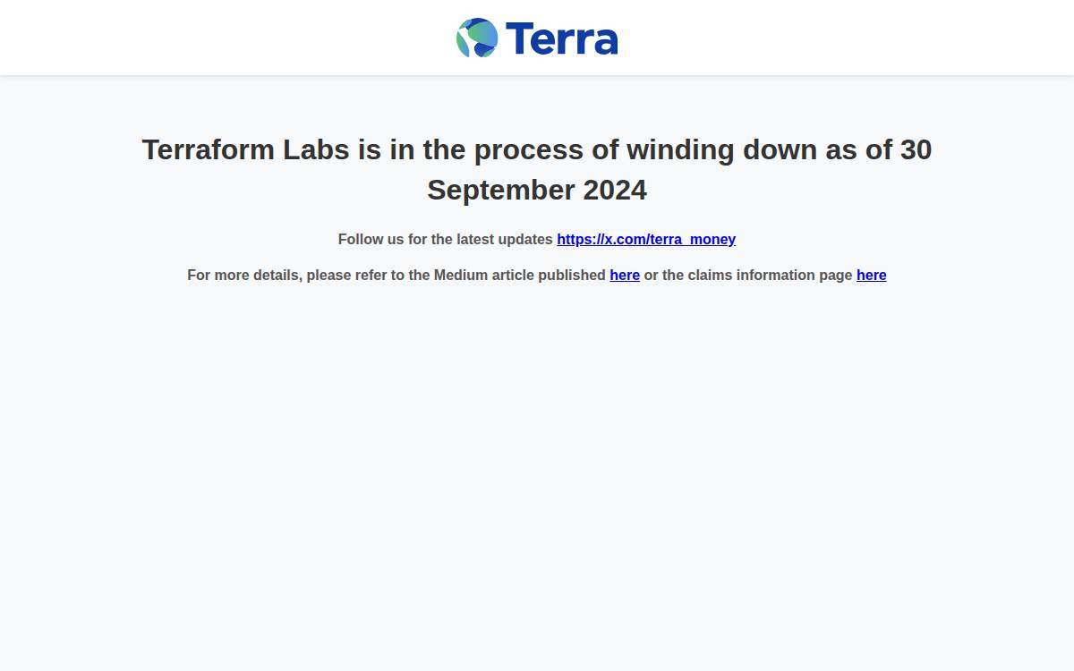 Terra website preview