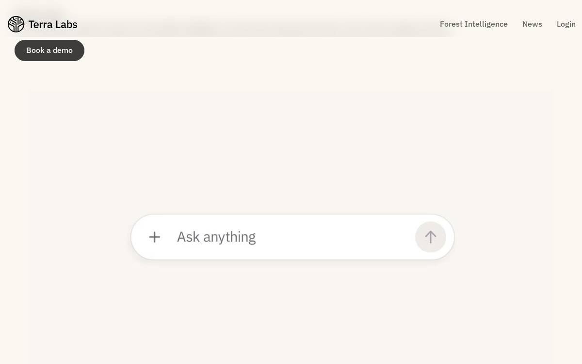 Terra Labs website preview