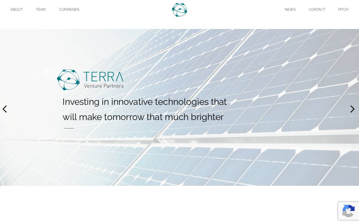 Terra Venture Partners website preview
