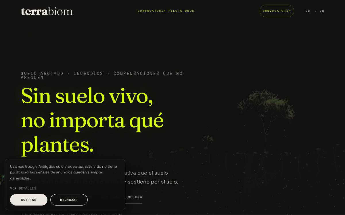 Terrabiom website preview
