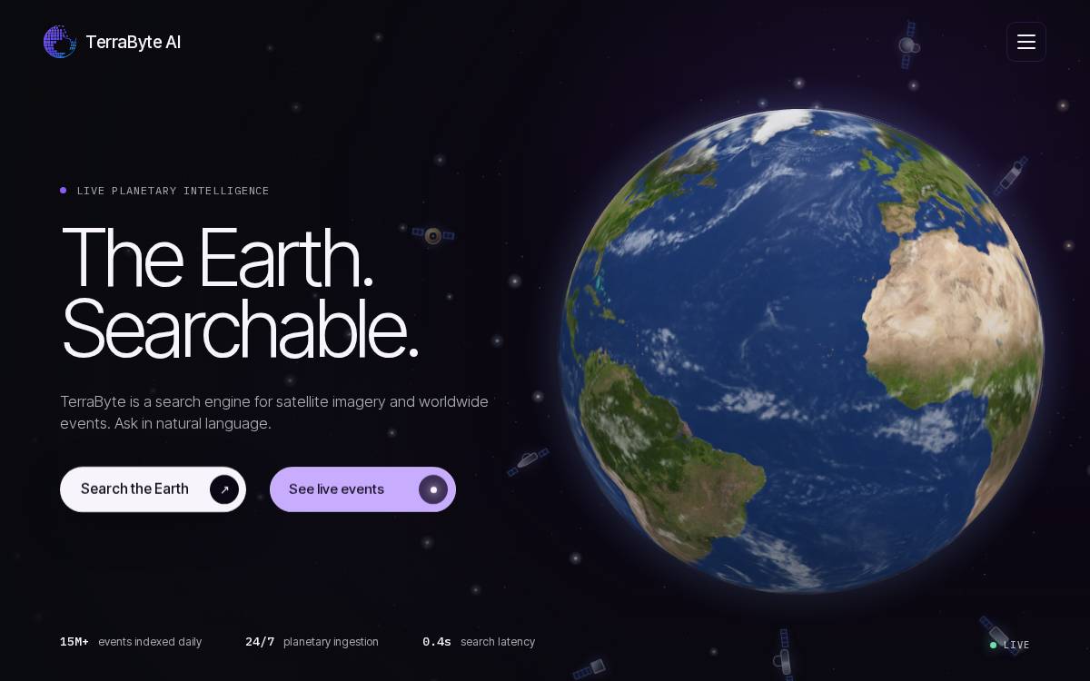 Terrabyte website preview