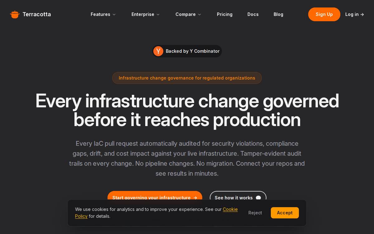 Terracotta AI website preview