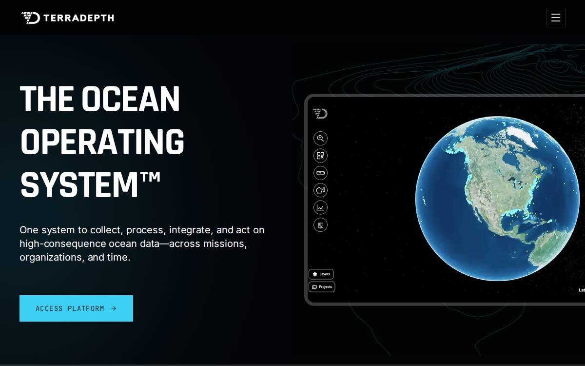 Terradepth website preview