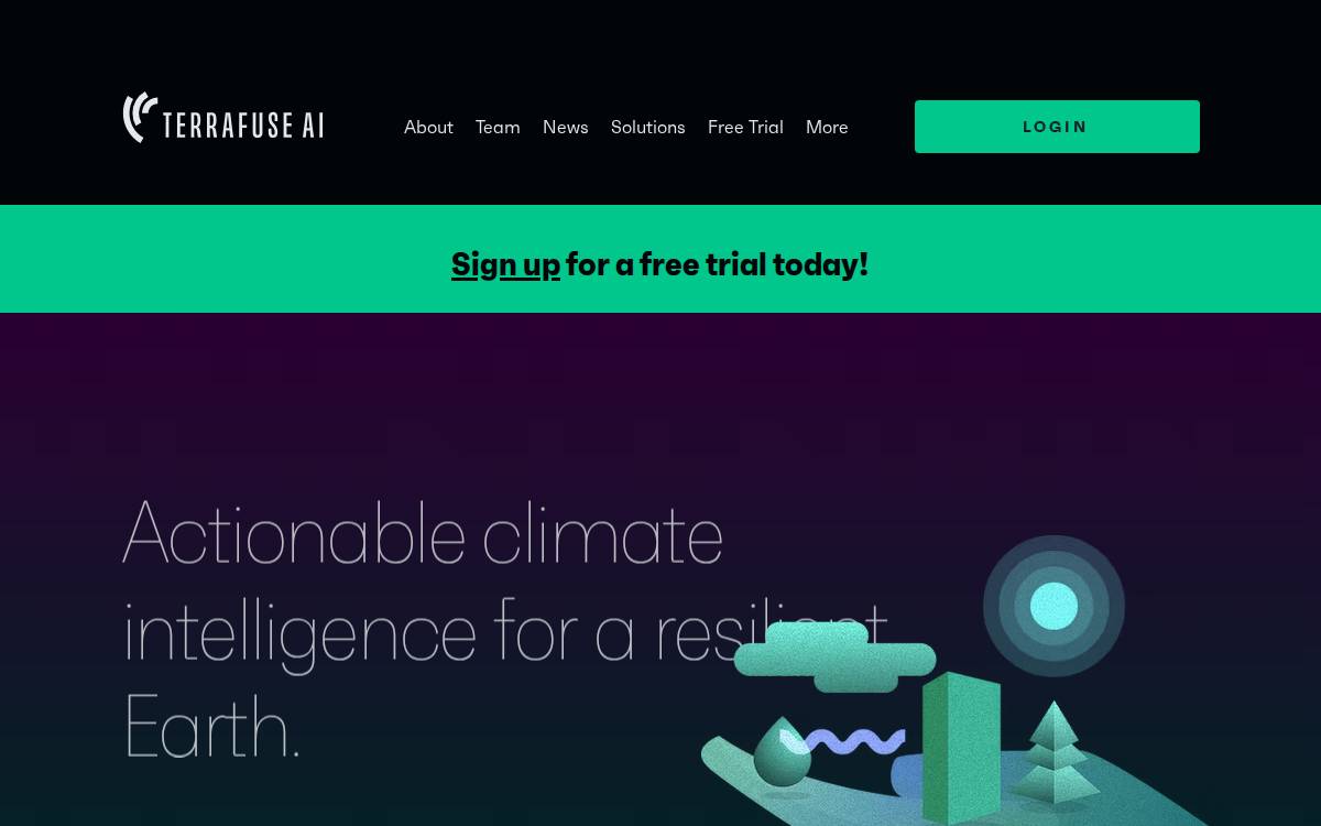 Terrafuse website preview
