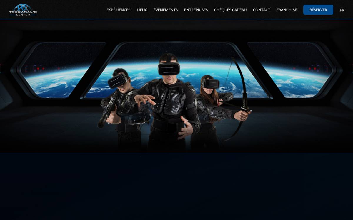 Terragame website preview