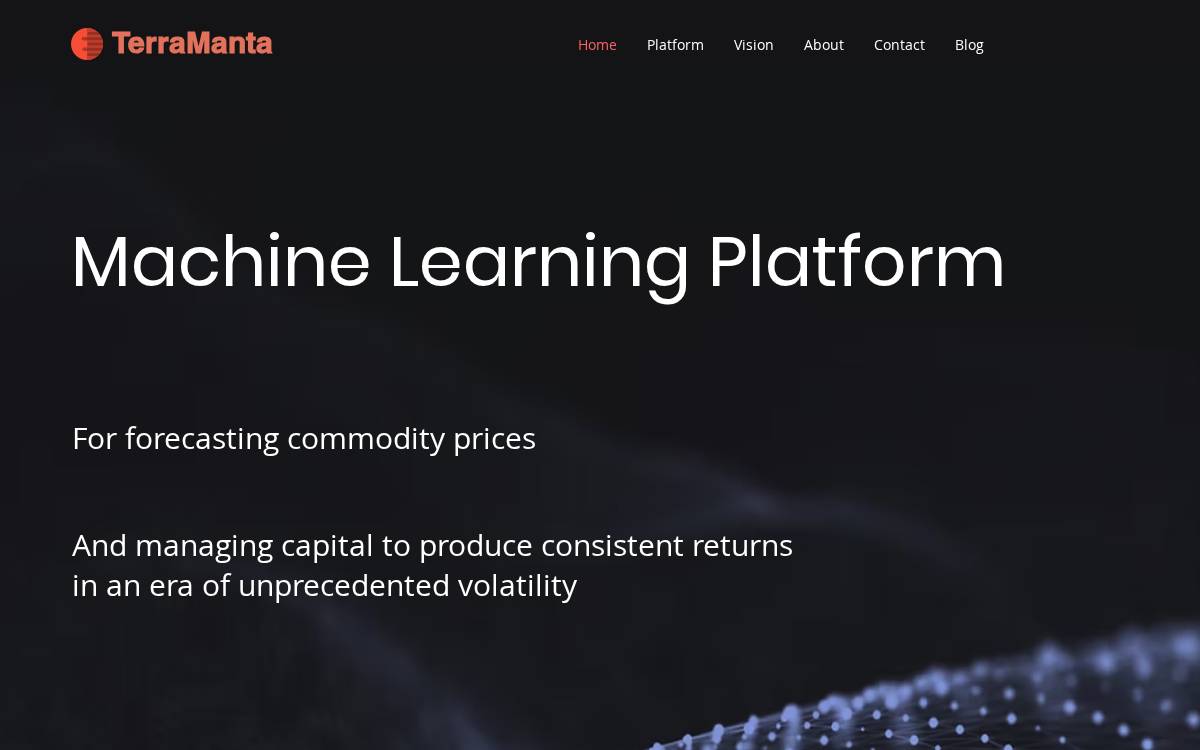 TerraManta website preview