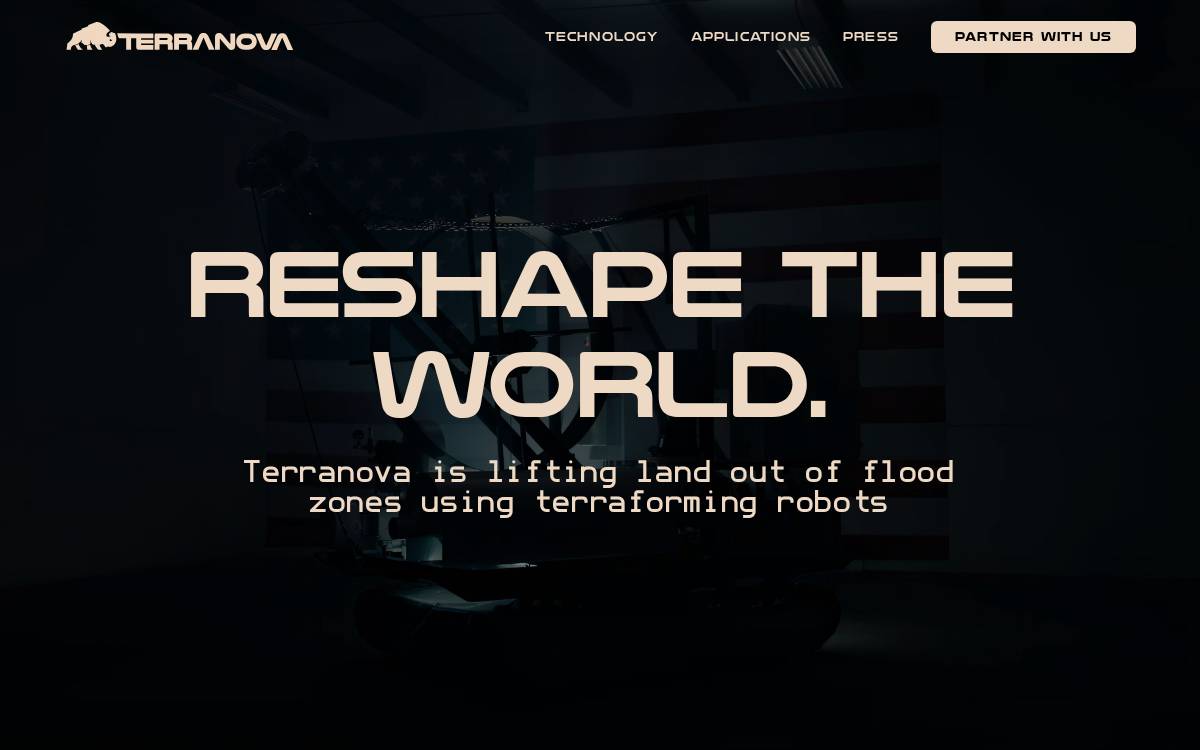 Terranova website preview