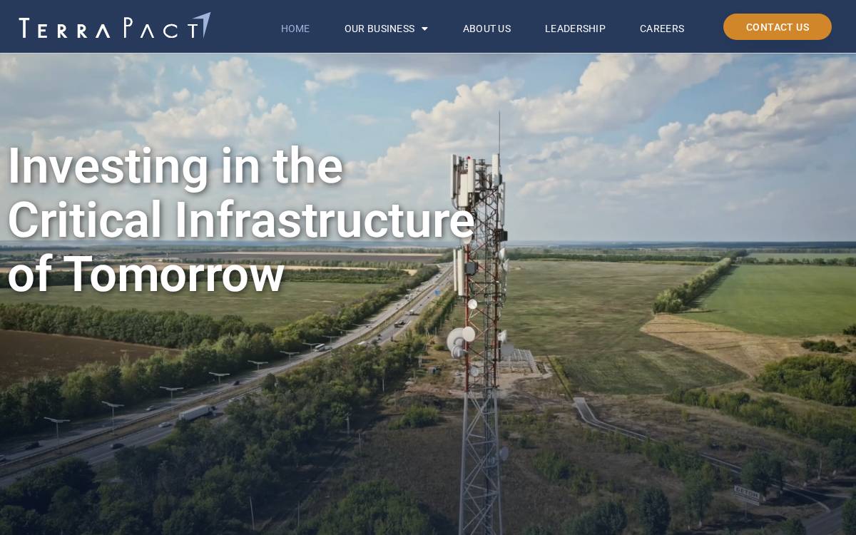 Terrapact website preview