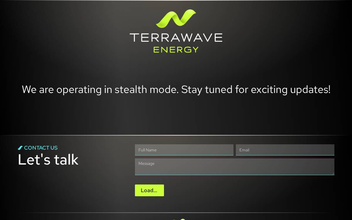 Terrawave website preview
