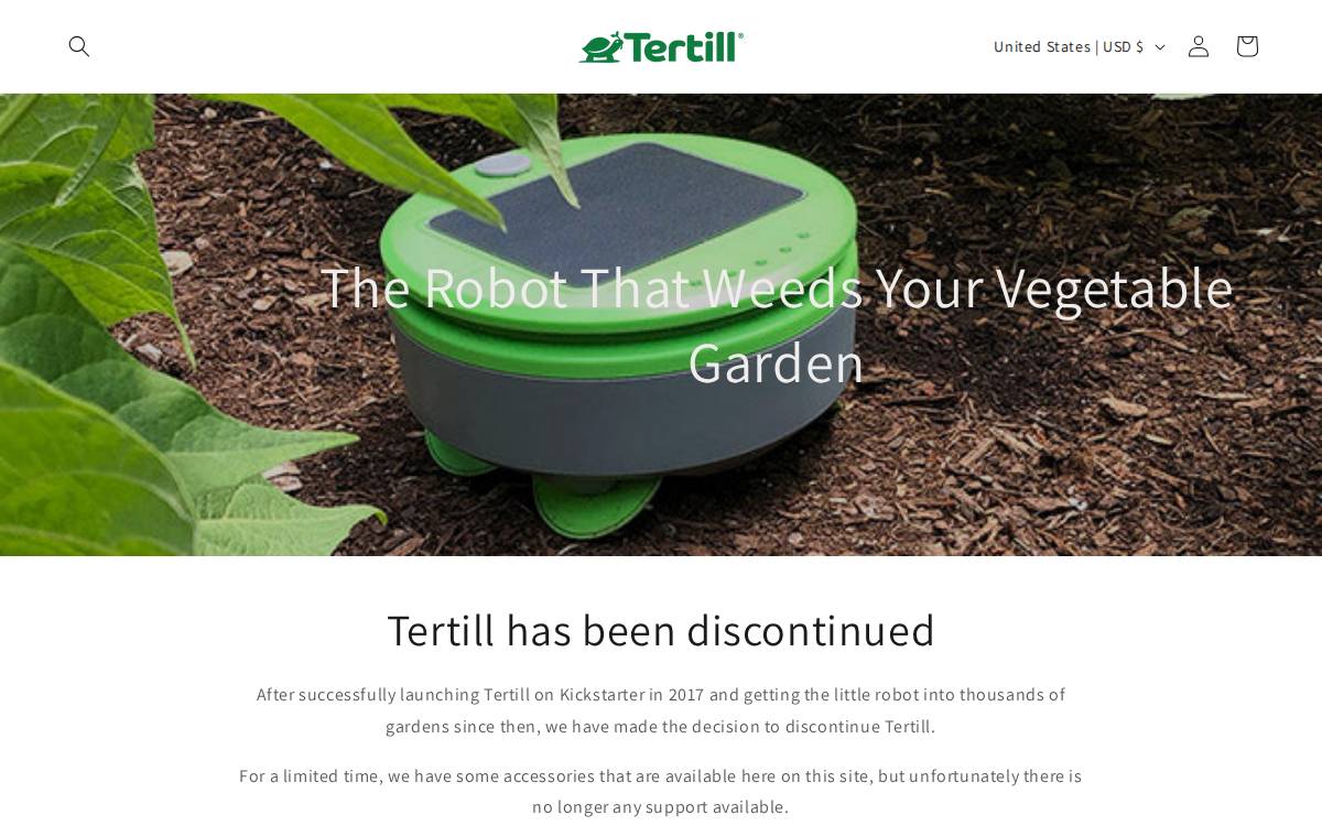 Tertill website preview