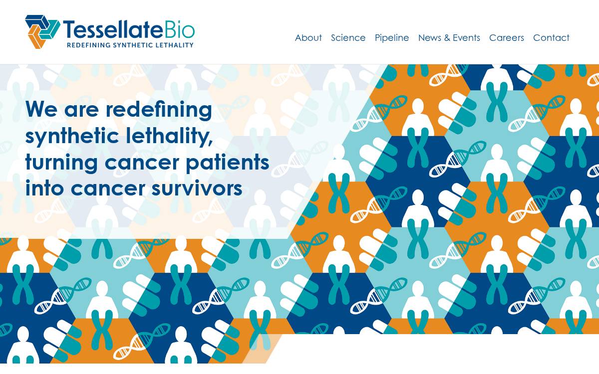 Tessellate BIO website preview