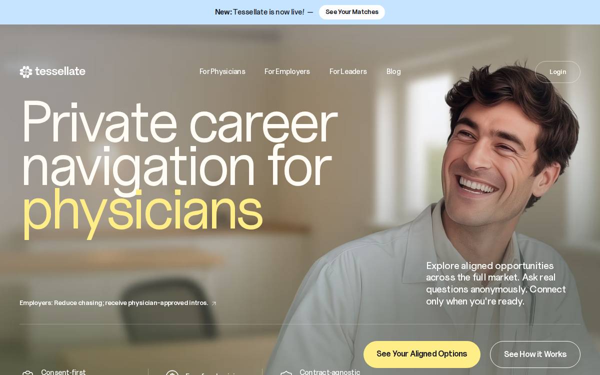 Tessellate website preview