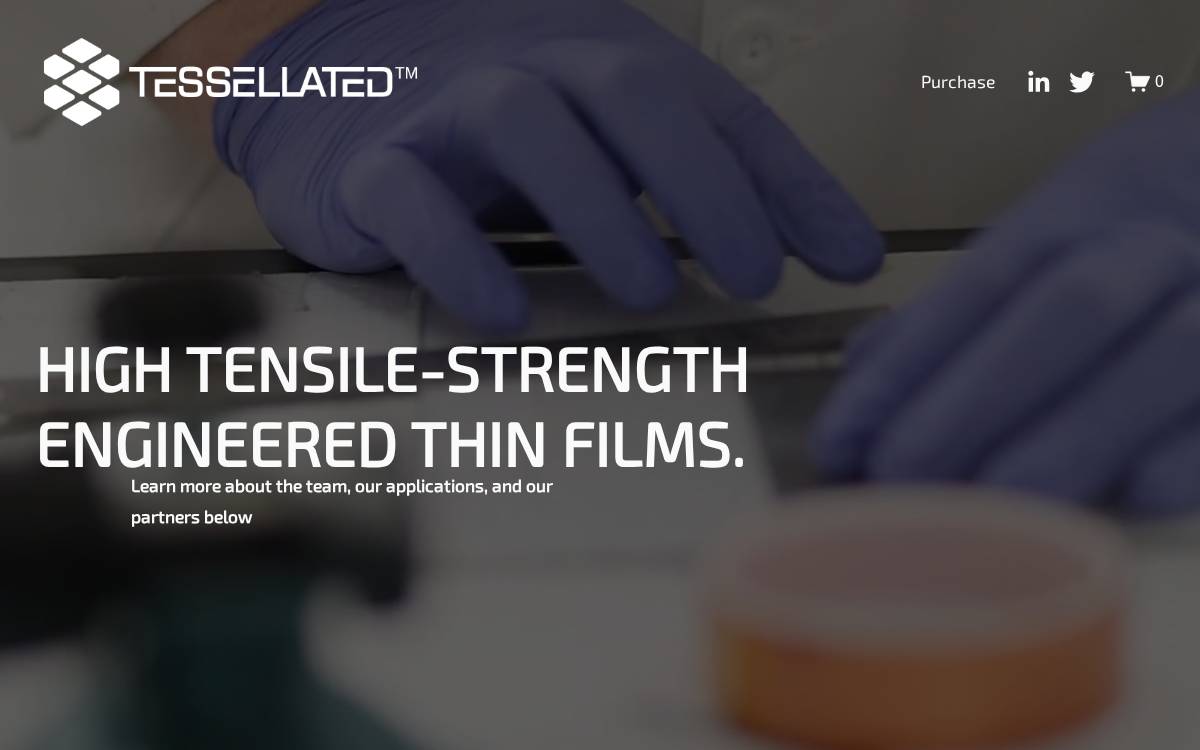 Tessellated website preview