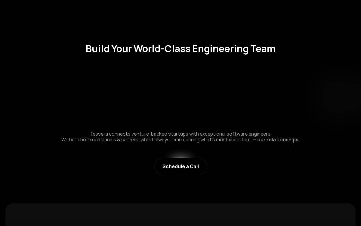 Tessera website preview