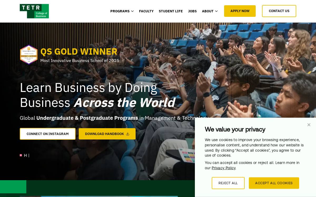 Tetr website preview
