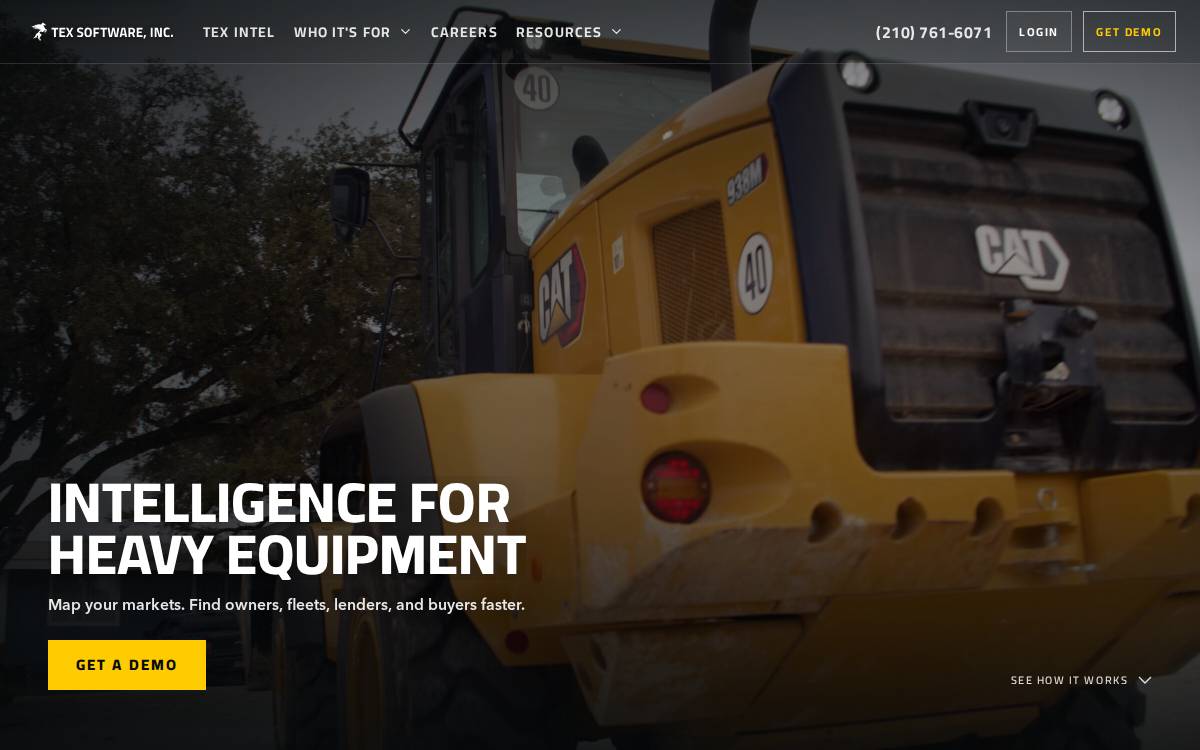 Tex website preview