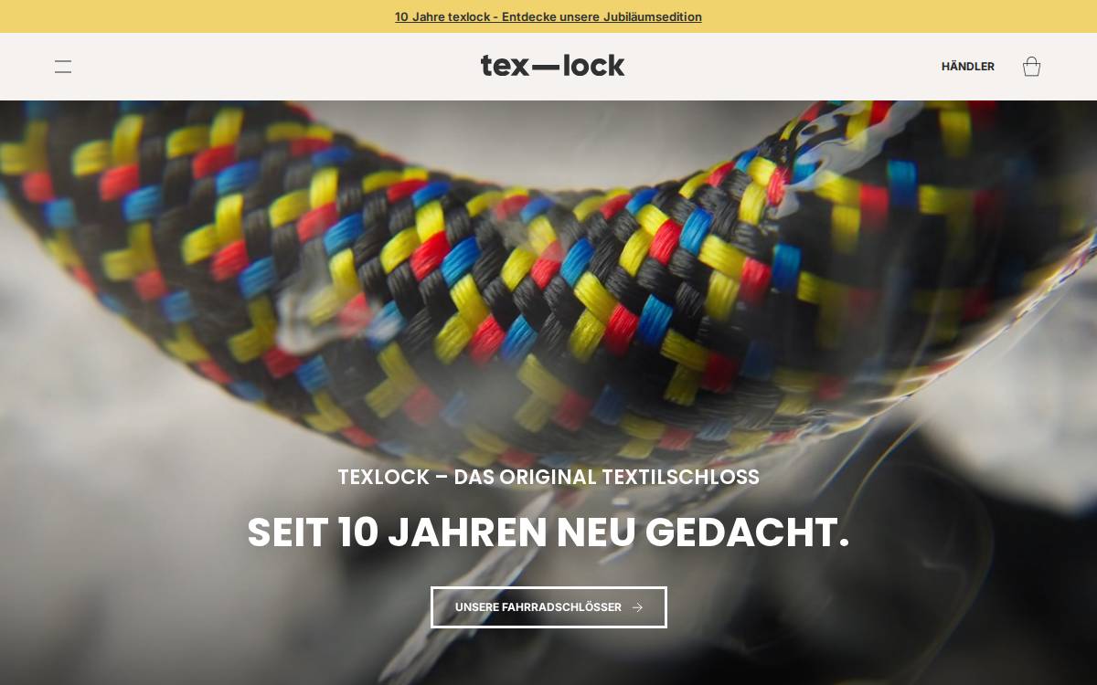 Texlock website preview