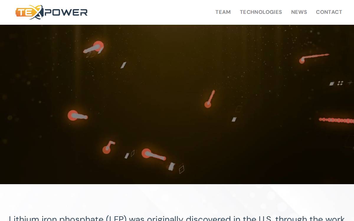 Texpowerev website preview