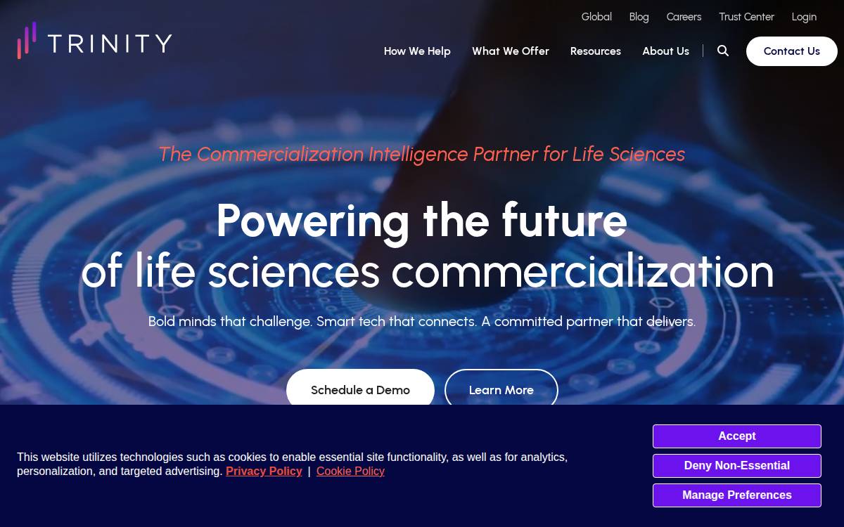 Tgas website preview