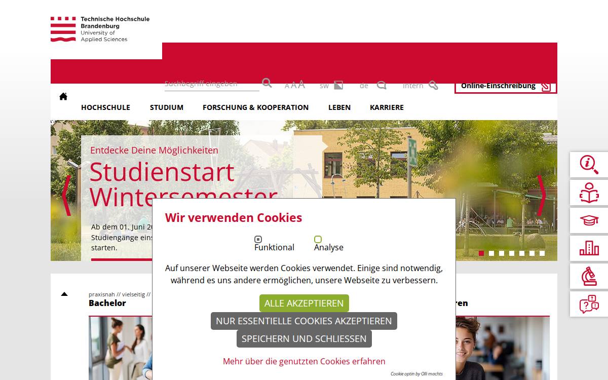 Th Brandenburg website preview