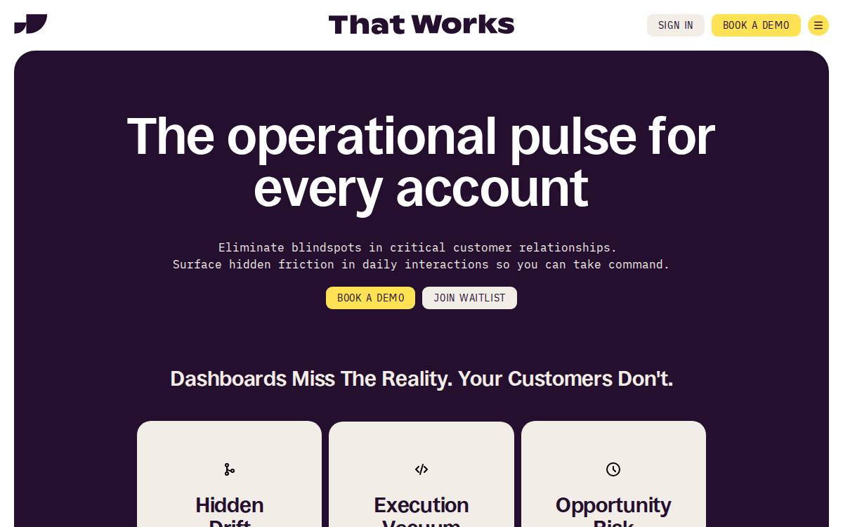 That Works website preview