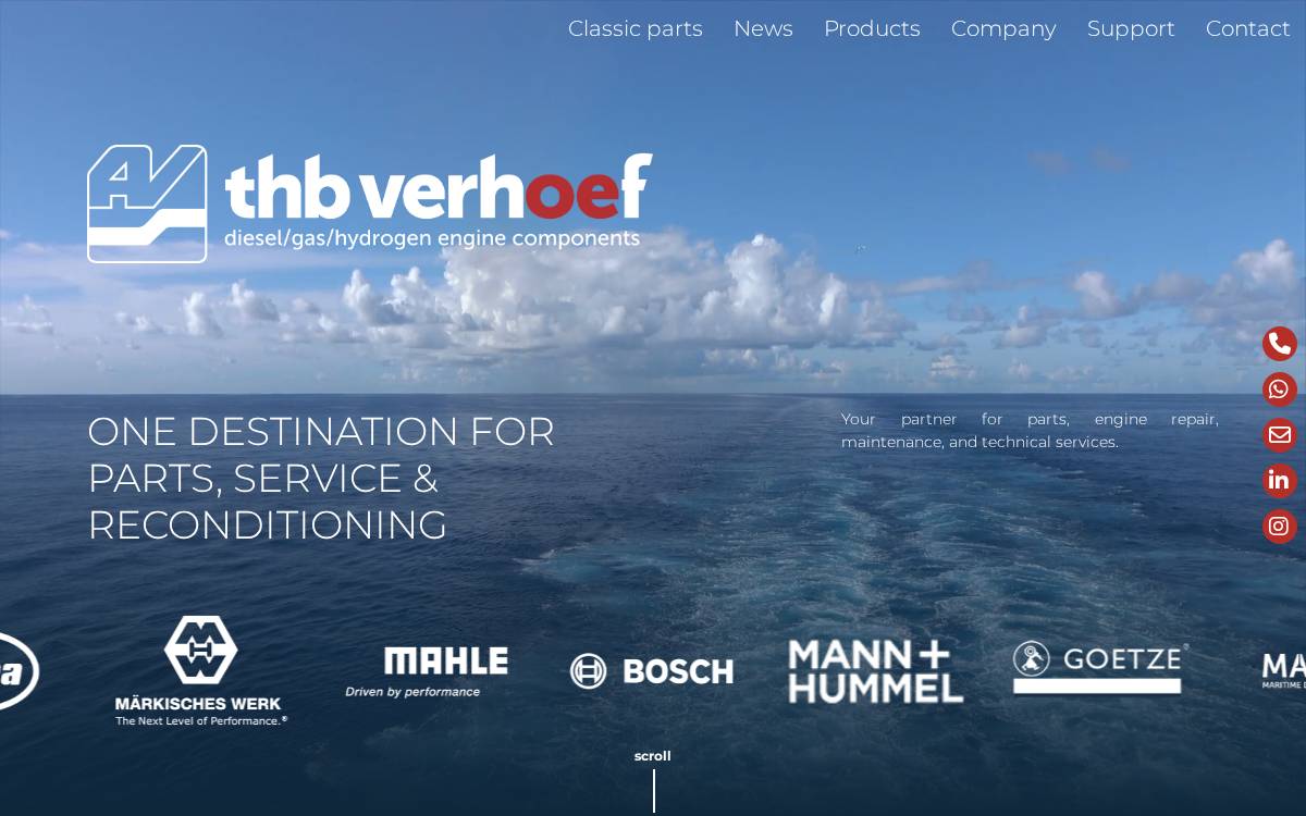 Thbverhoef website preview