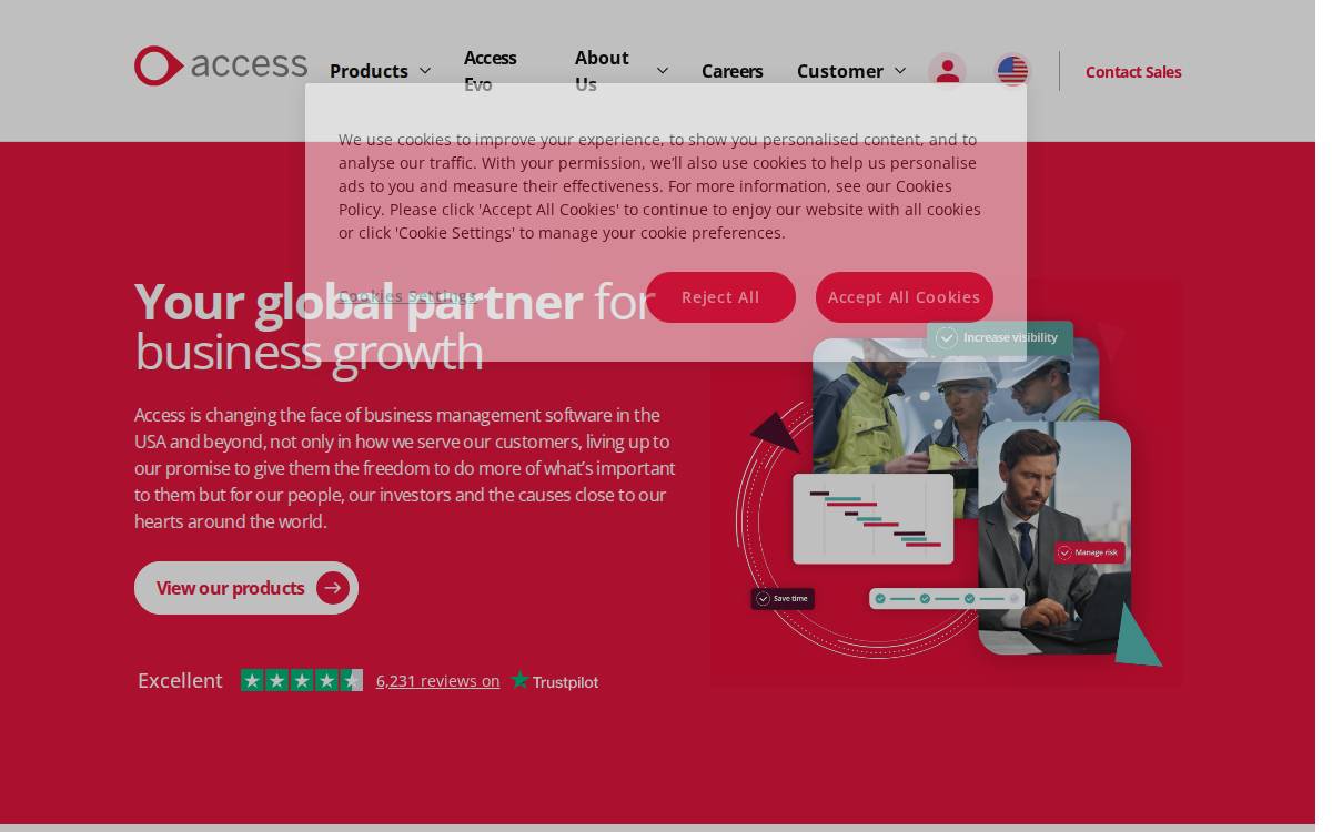 The Access Group UK website preview
