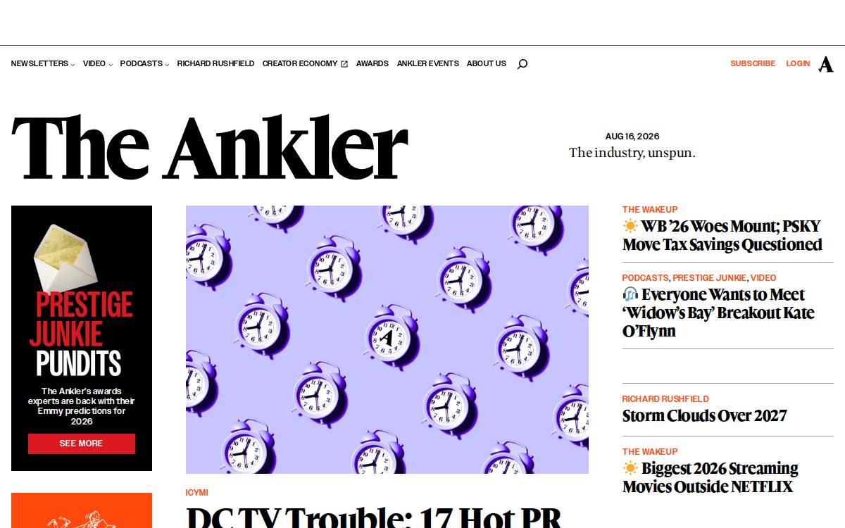 The Ankler website preview