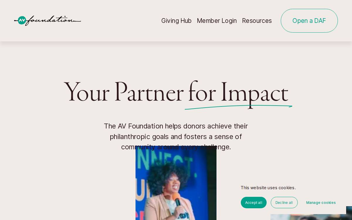 The AV Foundation website preview