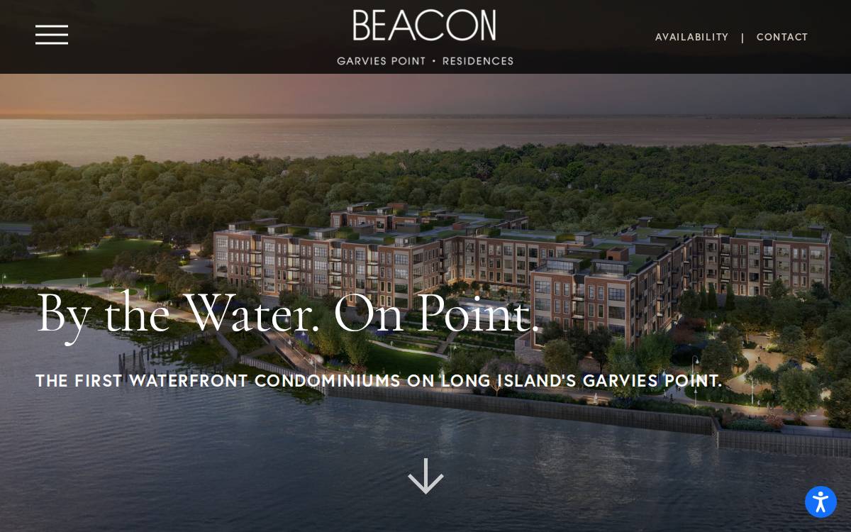 The Beacon website preview