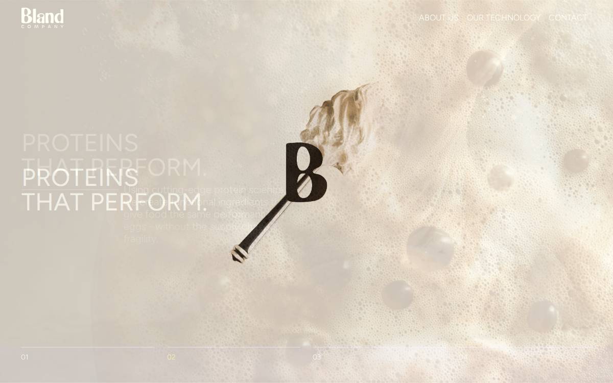 The Bland Company website preview