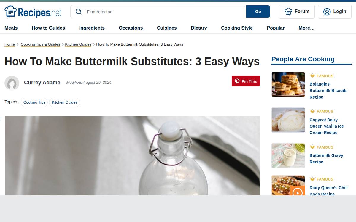 The Buttermilk Company website preview