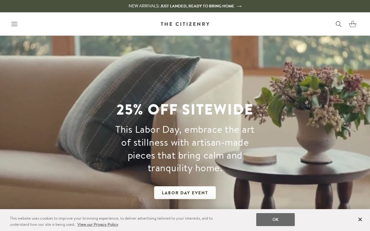 The Citizenry website preview