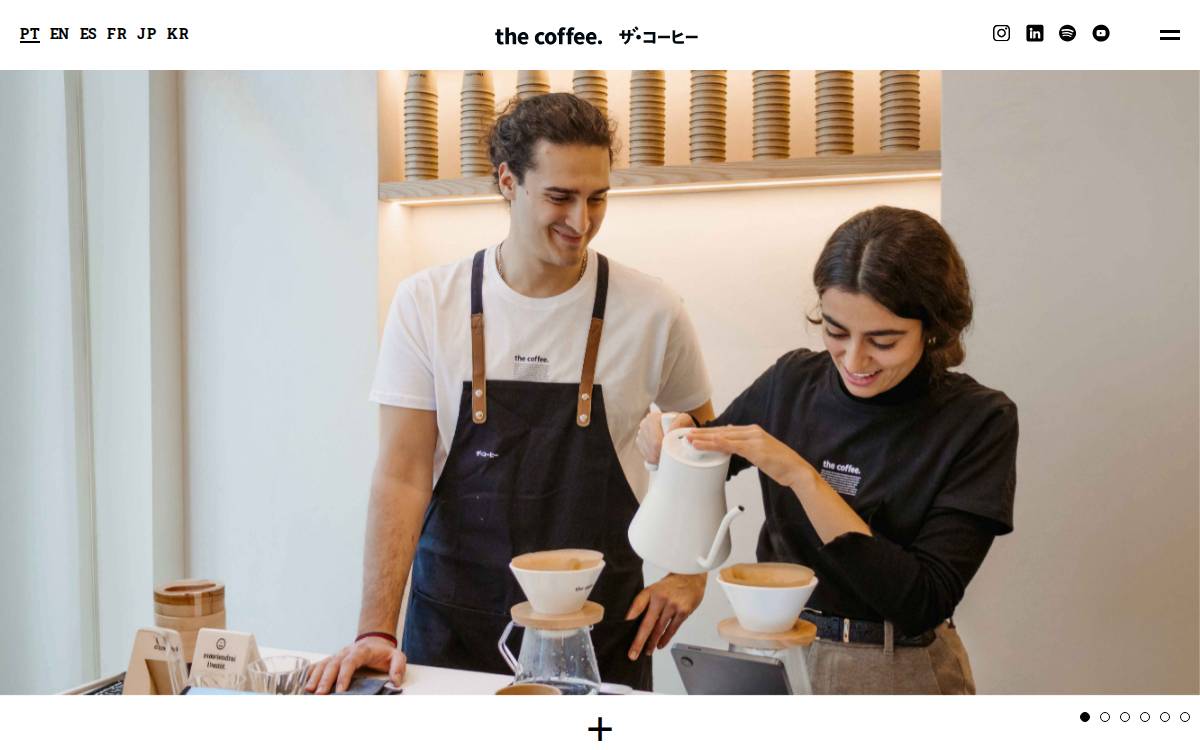 The Coffee website preview