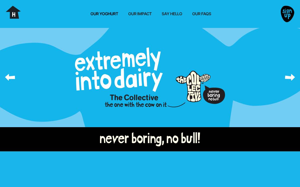 The Collective website preview