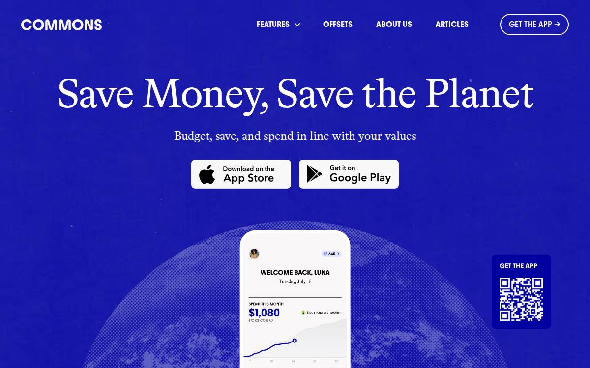 The Commons website preview