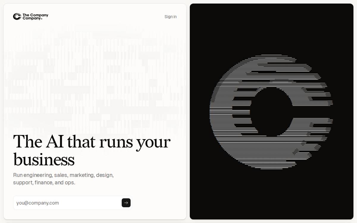 The Company Company website preview