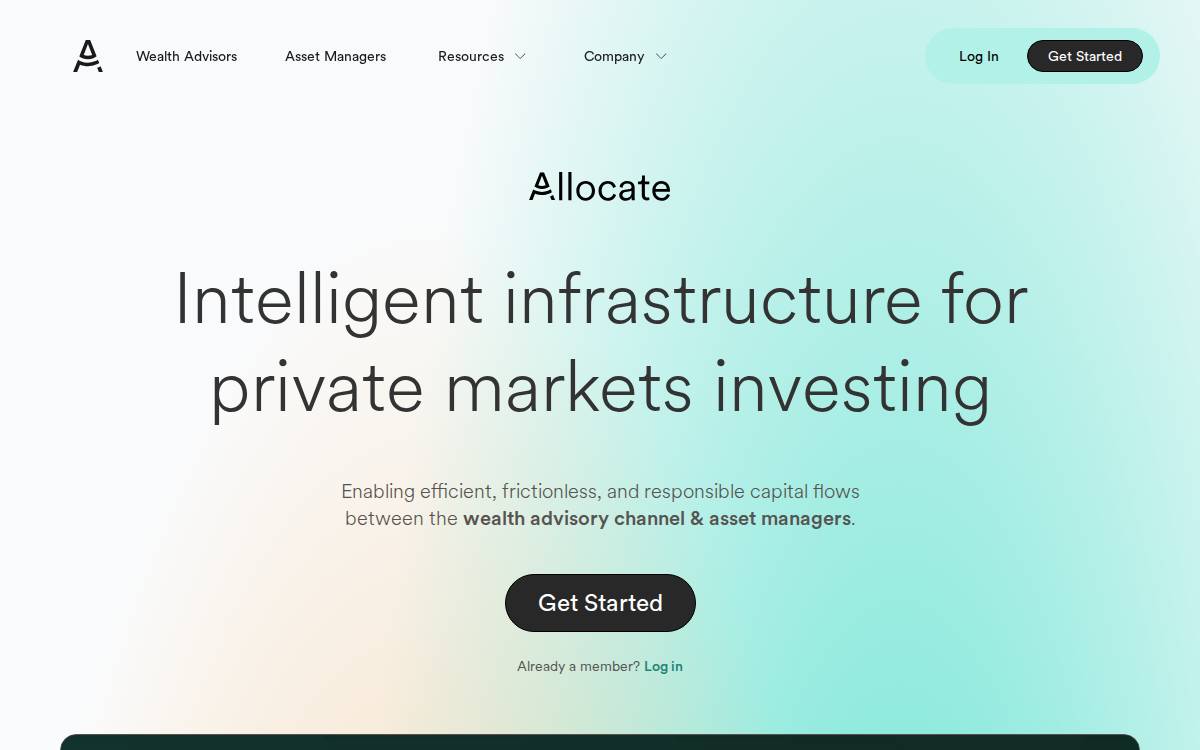 The Coterie website preview