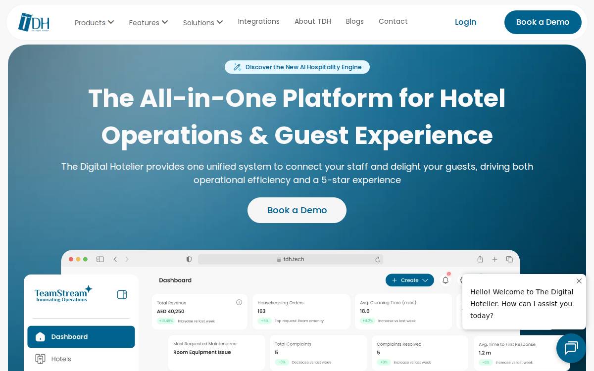 The Digital Hotelier website preview