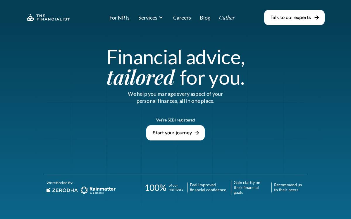 The Financialist website preview