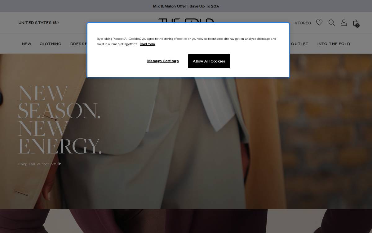 The Fold website preview